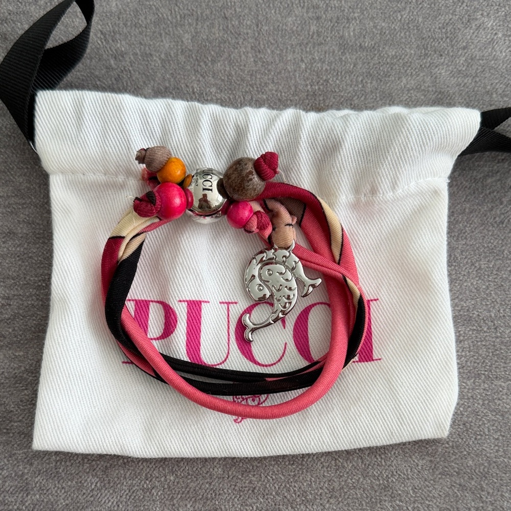 Emilio Pucci Multicolor Beaded Bracelet